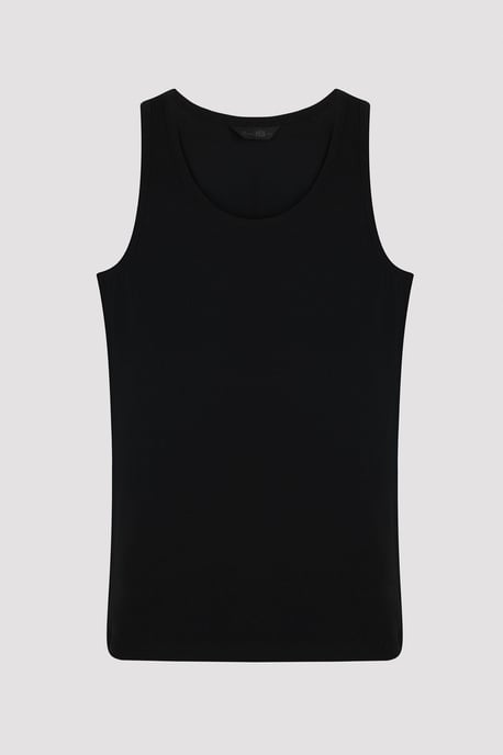 Men's 2-Pack Cotton-Blend U-Neck Tank Tops - Image 2