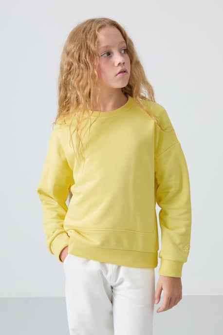 Youth Unisex Cotton-Blend Sweatshirt - Image 3