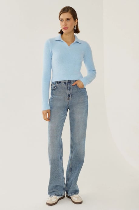 Textured Knit Sweater - Image 2