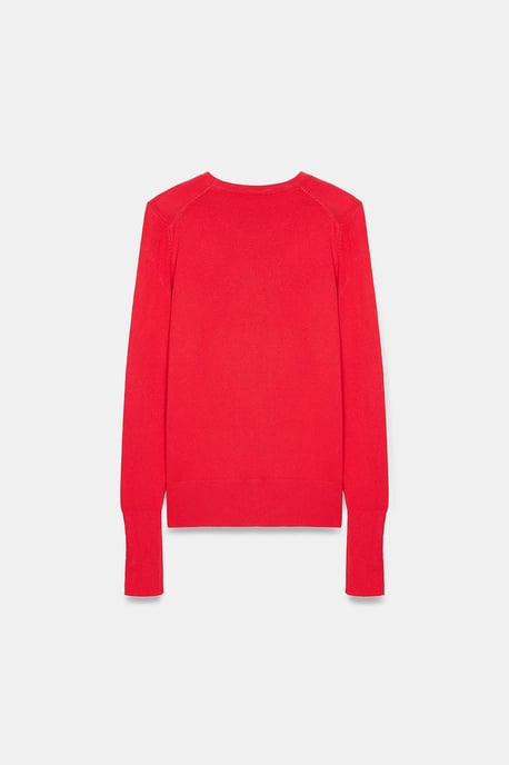 Ribbed Crew Neck Slim Fit Sweater - Image 6