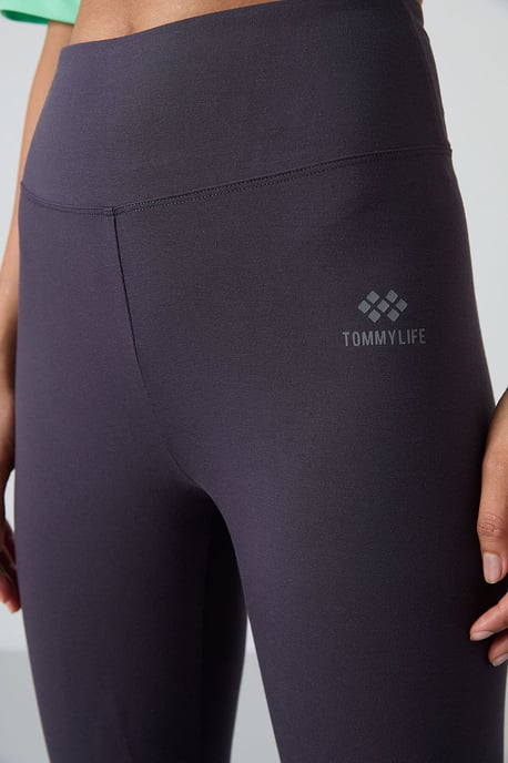 Hoge Taille Katoenen Elastaan Leggings - Image 3