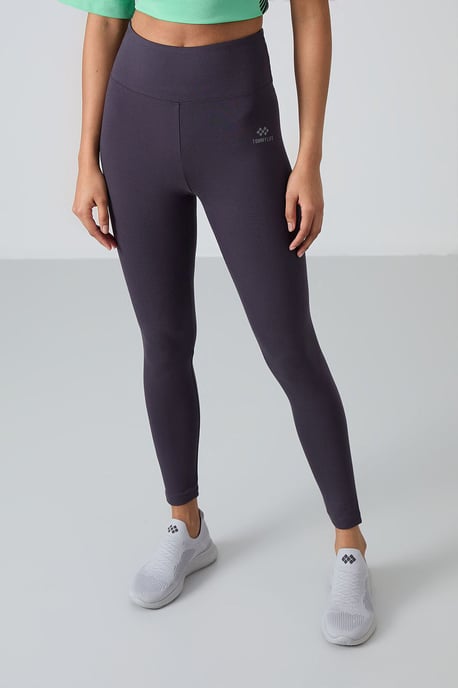 Hoge Taille Katoenen Elastaan Leggings - Image 4