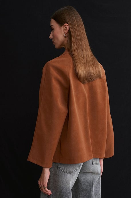 Dames Suède Knopenjack - Image 4
