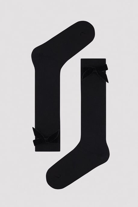 Youth Crew Socks With Pompom Detail - Image 2