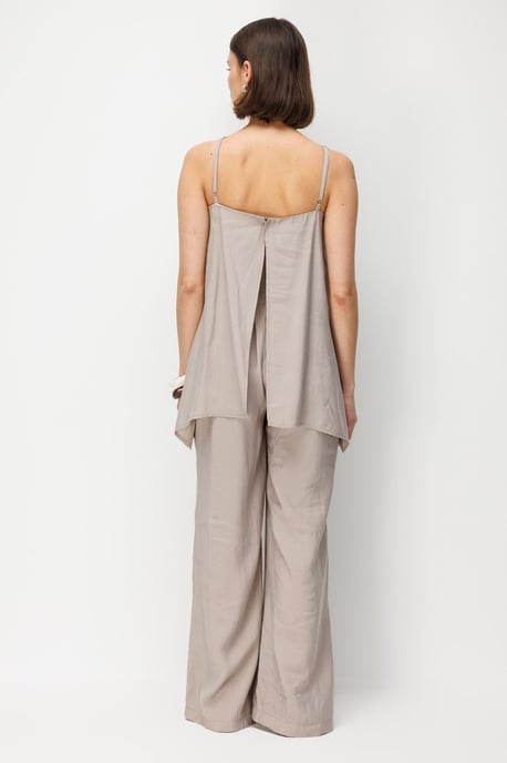 Brede-Pijpen Halter Jumpsuit - Image 5