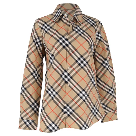 Burberry Vintage Check Shirt in Beige Cotton - Image 1