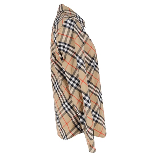 Burberry Vintage Check Shirt in Beige Cotton - Image 2