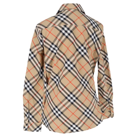 Burberry Vintage Check Shirt in Beige Cotton - Image 4