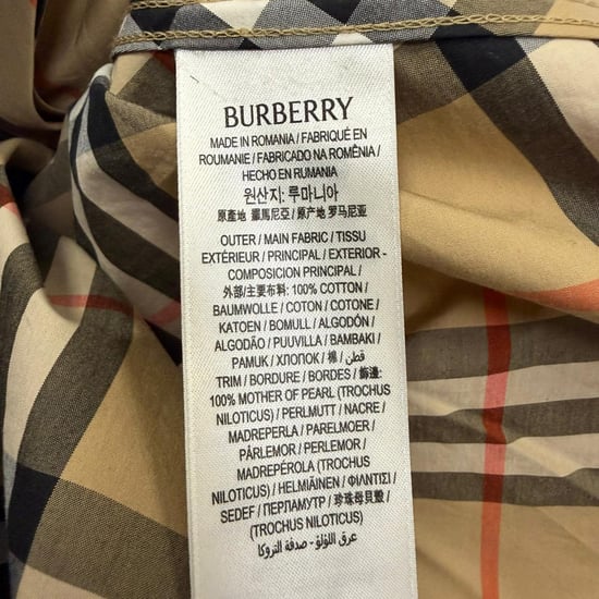 Burberry Vintage Check Shirt in Beige Cotton - Image 6