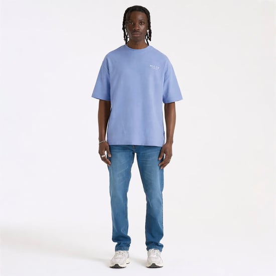 Herr FLAVUR T-shirt i bomull med kort ärm – avslappnad vardagströja - Image 5