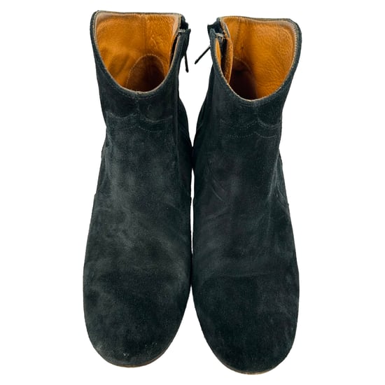 Isabel Marant Dicker Ankle Boots in Black Suede - Image 3
