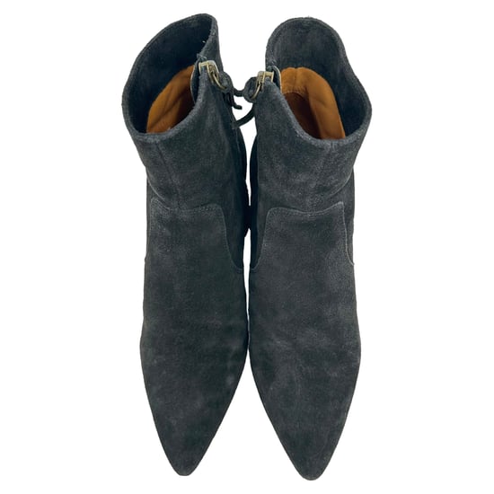 Isabel Marant Derst 60 Ankelboots i svart mocka - Image 4