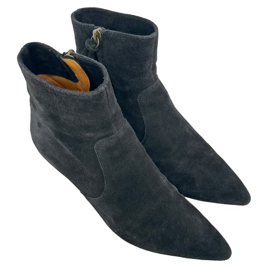Isabel Marant Derst 60 Ankelboots i svart mocka - Image 5