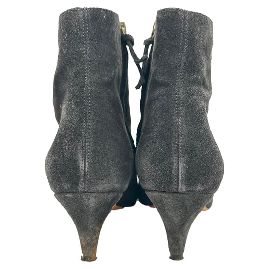 Isabel Marant Derst 60 Ankelboots i svart mocka - Image 6