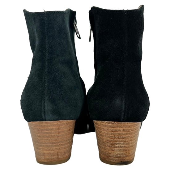 Isabel Marant Dicker Ankle Boots in Black Suede - Image 6