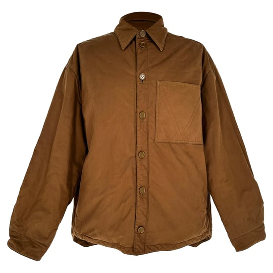 Bottega Veneta Overshirt in Brown Cotton - Image 1