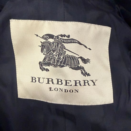 Burberry Single-Breasted Coat in Black Wool - Image 4