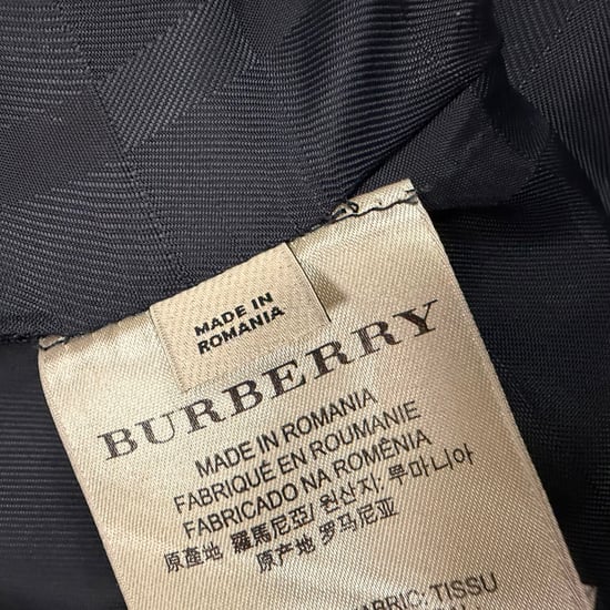 Burberry Single-Breasted Coat in Black Wool - Image 6