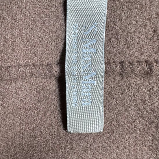 'S Max Mara Single-Breasted Coat in Brown Wool - Image 5