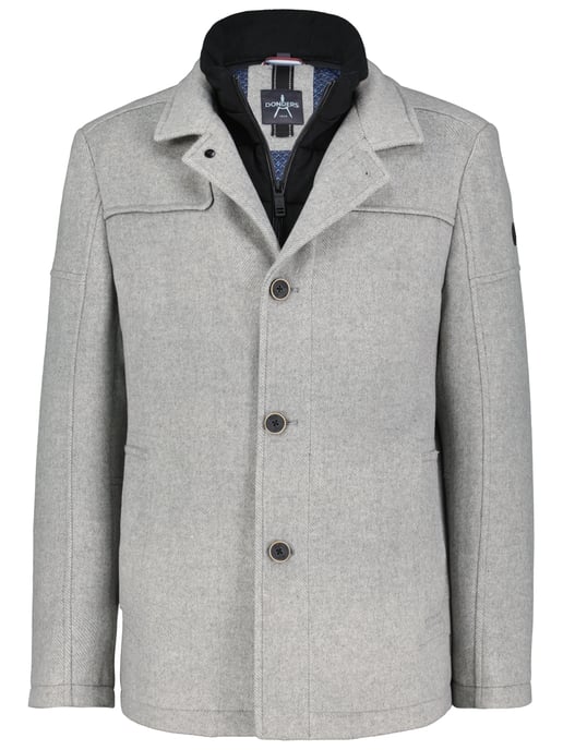 Rustclad wool coat - Light Grey - Image 1