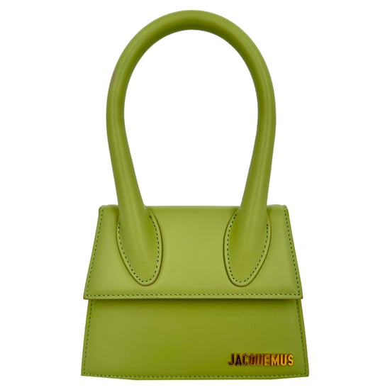 Jacquemus Large Le Chiquito Handbag in Green Calf Leather - Image 2