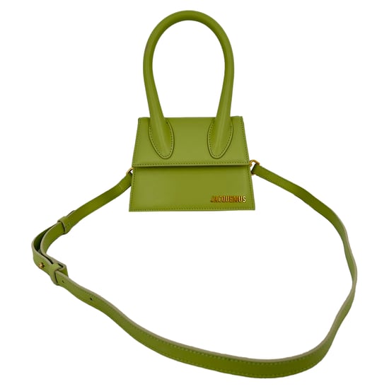 Jacquemus Large Le Chiquito Handbag in Green Calf Leather - Image 3