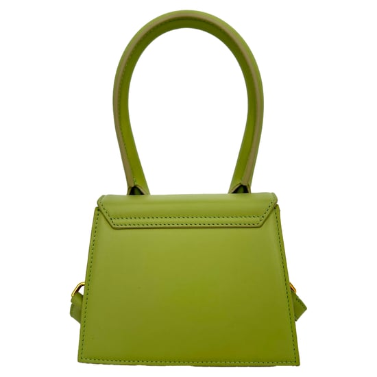 Jacquemus Large Le Chiquito Handbag in Green Calf Leather - Image 5
