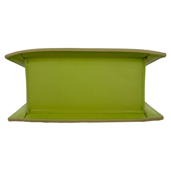 Jacquemus Large Le Chiquito Handbag in Green Calf Leather - Image 6