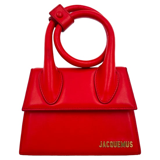 Jacquemus Jacquemus Large Le Chiquito Handbag in Red Calf Leather - Image 1