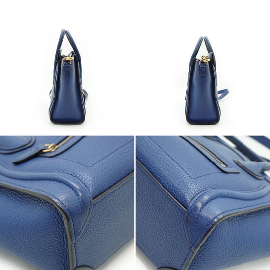 Celine Leather Handbag Nano Luggage - Image 4
