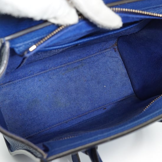Celine Leather Handbag Nano Luggage - Image 6