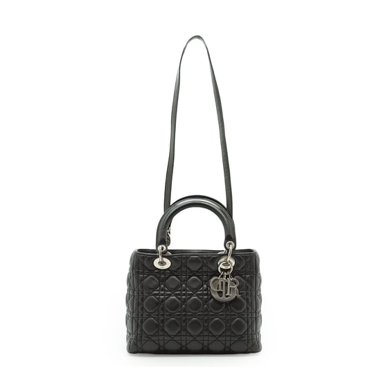 Dior Läderhandväska Lady Dior - Image 2
