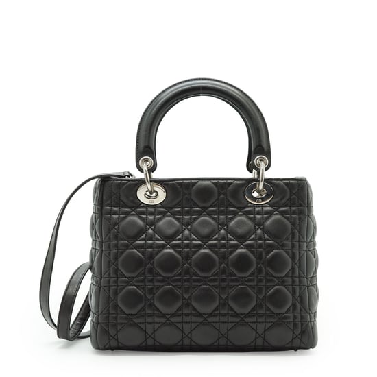 Dior Läderhandväska Lady Dior - Image 3