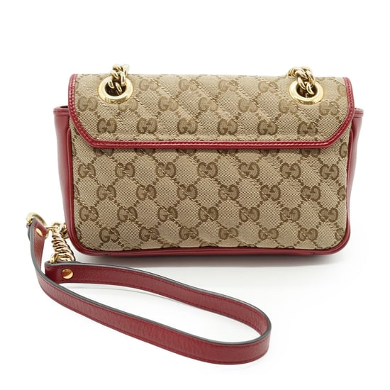 Gucci stoffen schoudertas GG Marmont - Image 3