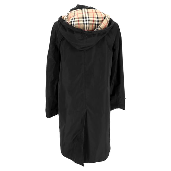 Burberry Oxclose Hooded Raincoat in Black Polyester - Image 3