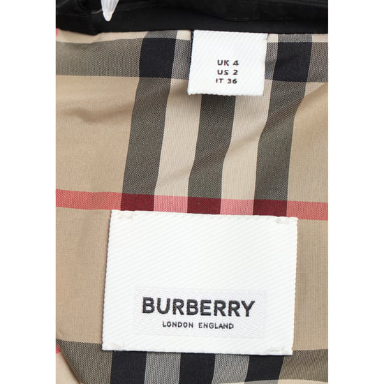 Burberry Oxclose Hooded Raincoat in Black Polyester - Image 5