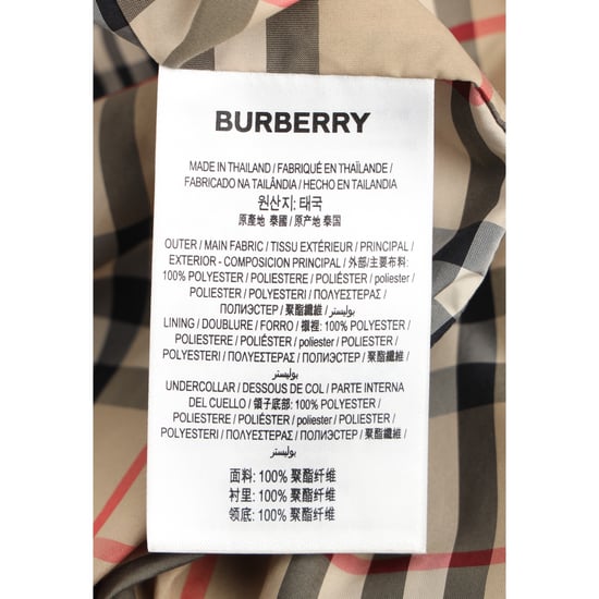 Burberry Oxclose Hooded Raincoat in Black Polyester - Image 6