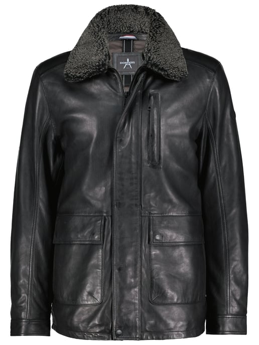 Harbor-Watch leather pilot jacket - Black - Image 1