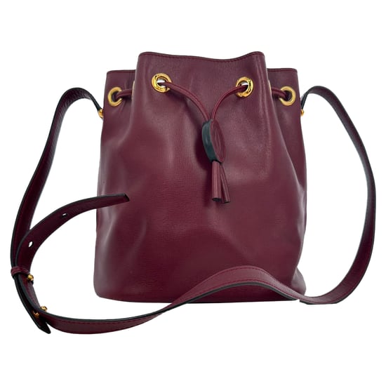 Cartier Must De Cartier Bucket Bag in Burgundy Leather - Image 1