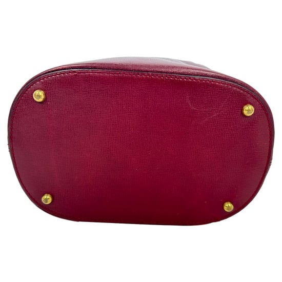 Cartier Must De Cartier Bucket Bag in Burgundy Leather - Image 5