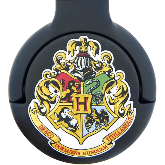 Harry Potter Childrens/Kids Hogwarts Crest On-Ear Headphones (Black/White) - Image 2