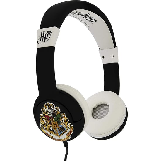 Harry Potter Childrens/Kids Hogwarts Crest On-Ear Headphones (Black/White) - Image 3