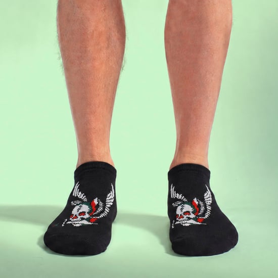 5 Par Herr Svarta Låga Cykelsockor i Bomull - Image 5