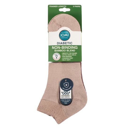 3-pack unisex bambu diabetesstrumpor mjuka andningsbara snälla passform vardag - Image 2
