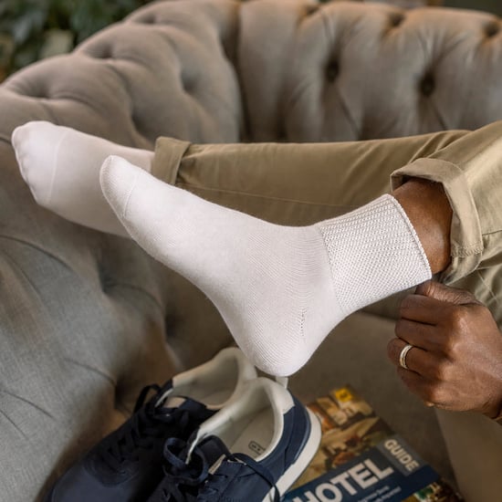 3 Pack Unisex Bamboo Diabetic Ankle Socks Soft Breathable Gentle Fit Everyday - Image 5