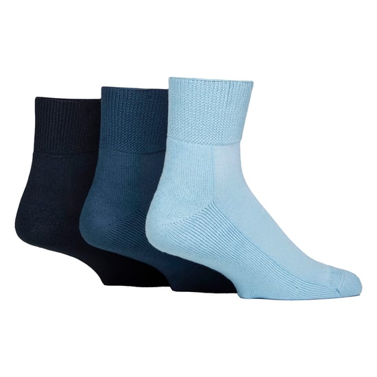 3-pack Unisex Bambus Diabetessockor för Ankeln Mjuka Andningsbara Sköna Passform För Varje Dag - Image 1