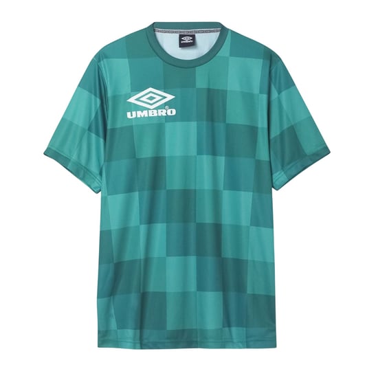 Umbro Heren Checkerboard Logo T-Shirt (Turquoise) - Image 2