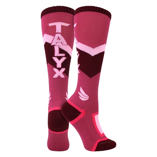 1 Pack Girls Ski Socks Cushioned Thermal Moisture Wicking Winter Sports Socks - Image 1
