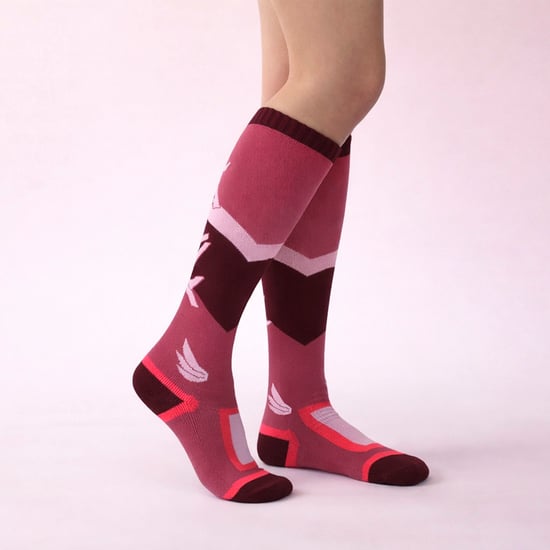1 Pack Girls Ski Socks Cushioned Thermal Moisture Wicking Winter Sports Socks - Image 5