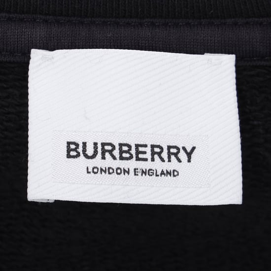 Burberry Aubree Logo Zipped Hoodie in Black Cotton - Image 4
